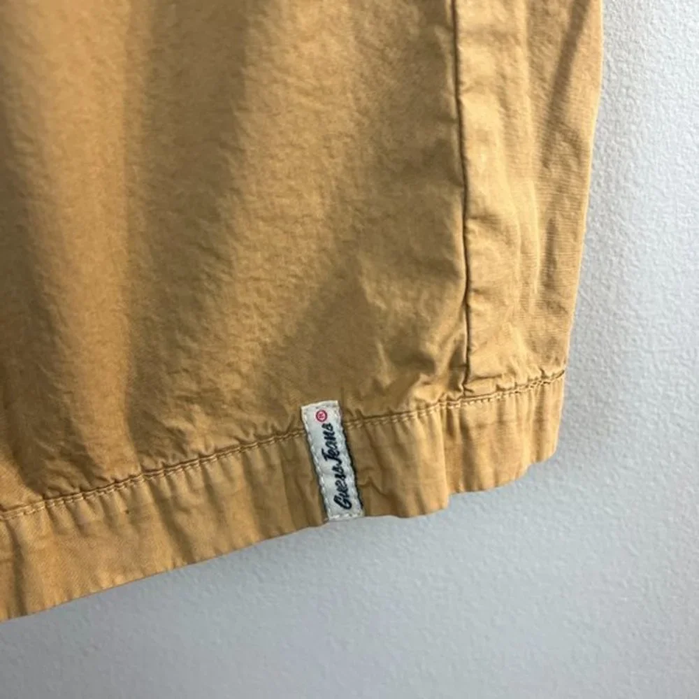 Guess Jeans‎ Shorts 36 Mens Khaki Utility Pockets 100% Cotton